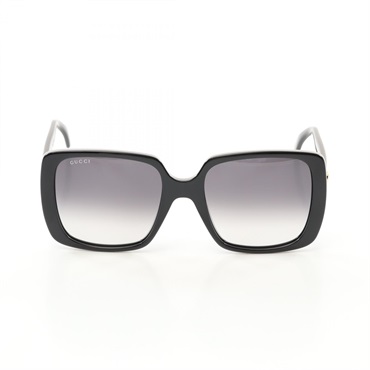 GUCCI Oversized Square Sunglasses 0632S001 Plastic Black Gray Gradient NEW Women