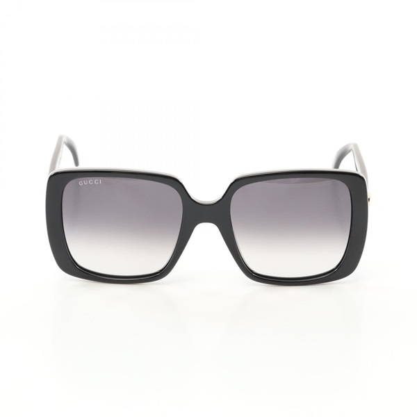 GUCCI Oversized Square Sunglasses 0632S001 Plastic Black Gray Gradient NEW Women