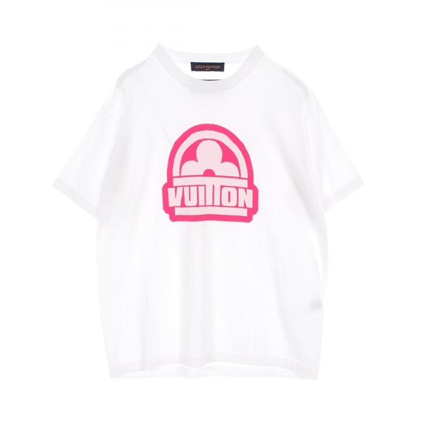 LOUIS VUITTON T-shirt RM232M HA0 HPN30W cotton White Pink Pink Used mens M
