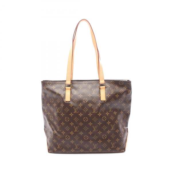 LOUIS VUITTON Cabas Mezzo Shoulder Tote Bag M51151 Monogram canvas Brown Used LV