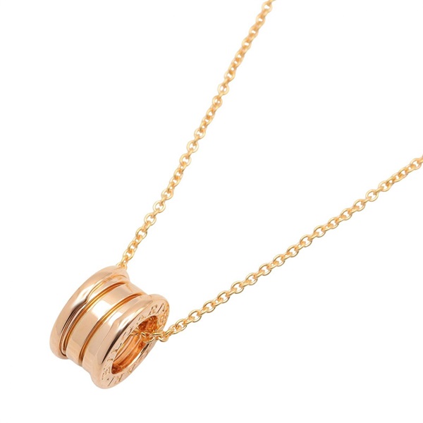 BVLGARI B-zero1 Necklace Pendant 38-45cm 18KRG Pink Rose Gold Used Women