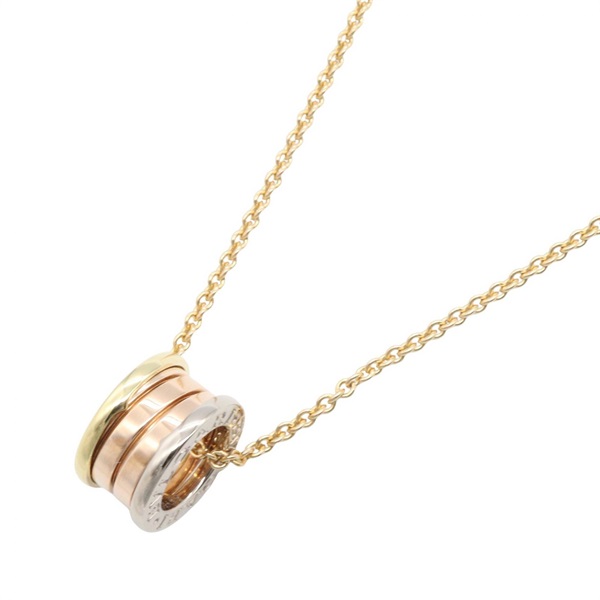 BVLGARI B-zero1 Perfect Mistake Necklace Pendant 18KWRYG Gold Used Women
