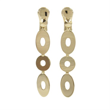 BVLGARI Lucia Pierced earrings 18KYG Yellow Gold Used women