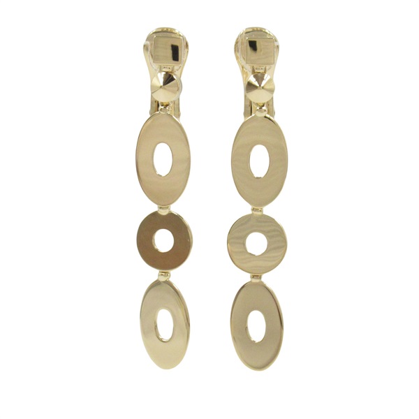 BVLGARI Lucia Pierced earrings 18KYG Yellow Gold Used women