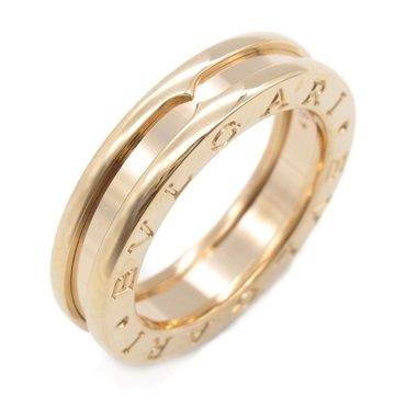 BVLGARI B-zero1 ring 1 band 18KPG Pink Rose Gold Used unisex US size 4.75 #49