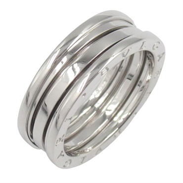 BVLGARI B-zero1 Ring 18KWG White Gold Used unisex US size 11.75 #66