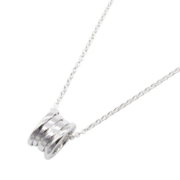 BVLGARI B-zero1 Necklace Pendant 40cm 18KWG White Gold Used Women