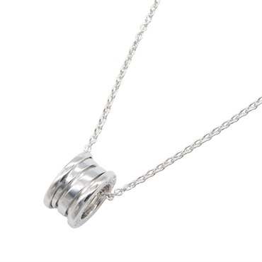 BVLGARI B-zero1 Necklace Pendant 40cm 18KWG White Gold Used Women
