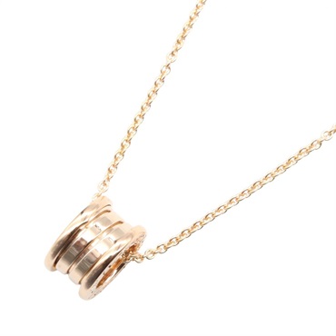 BVLGARI B-zero1 Necklace Pendant 38.5-45.5cm 18KRG Pink Rose Gold Used Women
