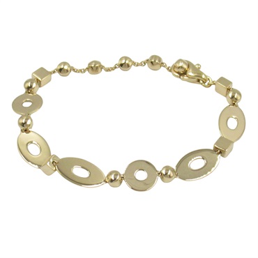 BVLGARI Lucia Bracelet 18KYG Yellow Gold Used unisex