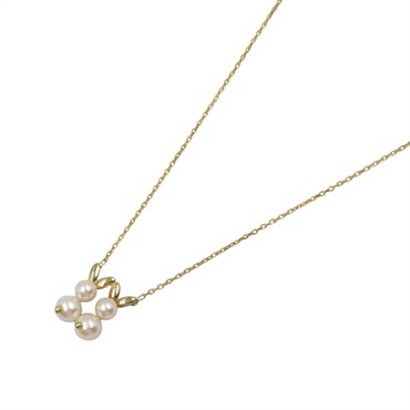Van Cleef & Arpels Pearl Necklace Pendant 18KWG White Gold White Used women