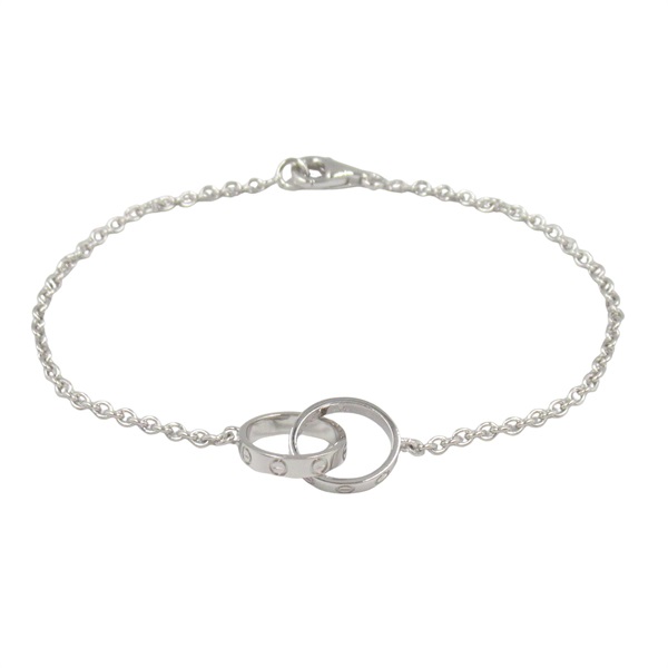 CARTIER Baby Love Bracelet 18KWG White Gold Used unisex