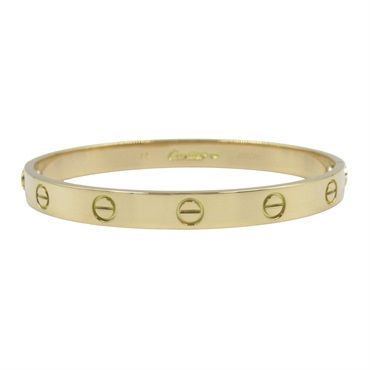 CARTIER Love Bracelet 18KYG Yellow Gold Used Women #17 screw driver