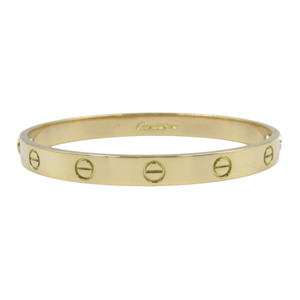 CARTIER Love Bracelet 18KYG Yellow Gold Used Women #17 screw driver