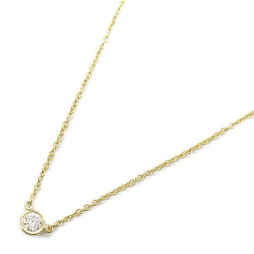 TIFFANY＆CO By the Yard Diamond Necklace Pendant 18KYG Yellow Gold Used women