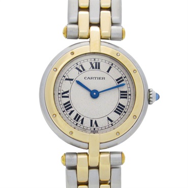 CARTIER Panthere Vendome SM 2 Row Wrist Watch 84084242 Quartz 18KYG SS Women