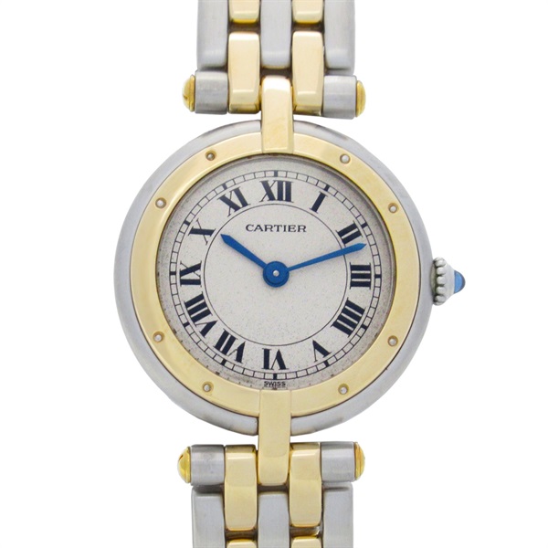 CARTIER Panthere Vendome SM 2 Row Wrist Watch 84084242 Quartz 18KYG SS Women