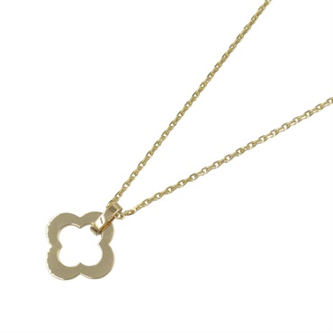 Van Cleef & Arpels Byzantine Alhambra Necklace Pendant 18KYG Yellow Gold Used