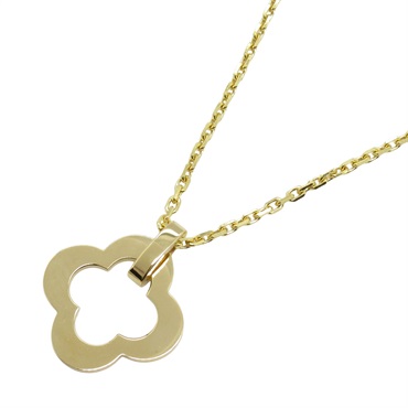 Van Cleef & Arpels Byzantine Alhambra Necklace 18KYG Yellow Gold Used women