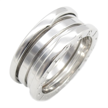 BVLGARI B-zero1 ring 3 bands 18KWG White Gold Used unisex US size 7 #55