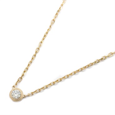 CARTIER D'amour Diamond Necklace SM Pendant 18KPG Pink Rose Gold Used women