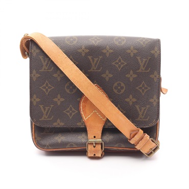 LOUIS VUITTON Cartouchiere MM Shoulder Bag M51253 Monogram canvas Used Women LV