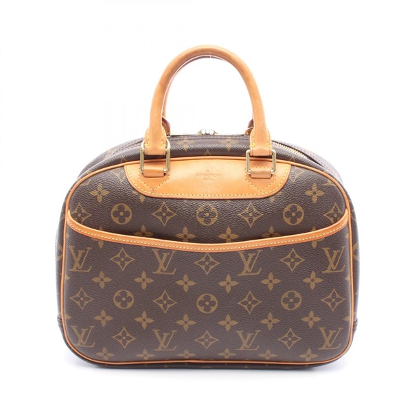 LOUIS VUITTON Trouville Handbag M42228 Monogram canvas leather Brown Used Women