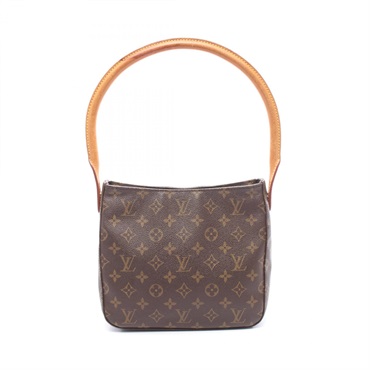 LOUIS VUITTON Looping MM Shoulder Bag M51146 Monogram canvas Brown Used Women LV