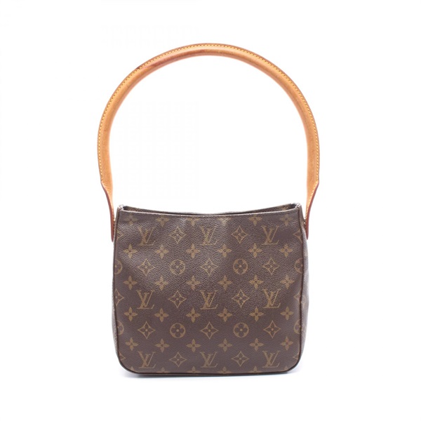 LOUIS VUITTON Looping MM Shoulder Bag M51146 Monogram canvas Brown Used Women LV