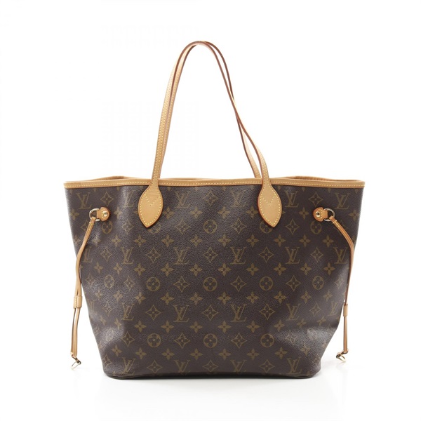 LOUIS VUITTON Neverfull MM Tote shoulder Bag M40156 Monogram leather Brown Used