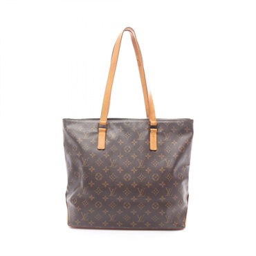 LOUIS VUITTON Cabas Mezzo Shoulder Tote Bag M51151 Monogram canvas Brown Used LV