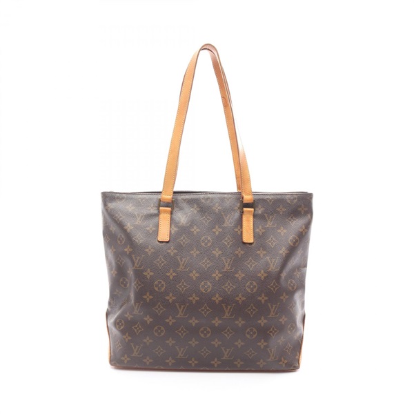 LOUIS VUITTON Cabas Mezzo Shoulder Tote Bag M51151 Monogram canvas Brown Used LV