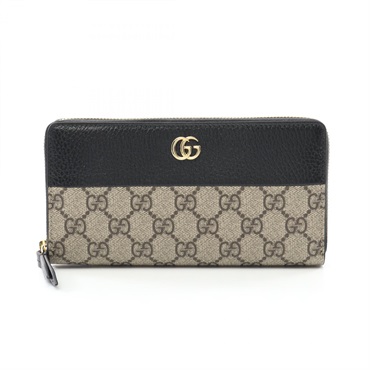 GUCCI Petit Marmont GG Around long wallet purse 45611717WAG1283 canvas leather
