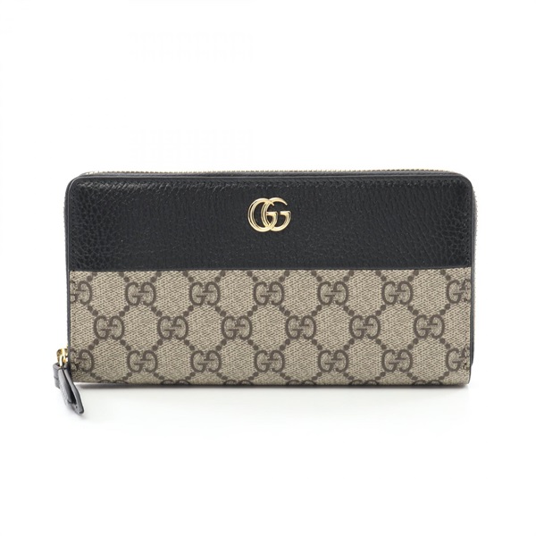 GUCCI Petit Marmont GG Around long wallet purse 45611717WAG1283 canvas leather