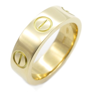 CARTIER Love Ring  18KYG Yellow Gold Used unisex US size 4.75 #49