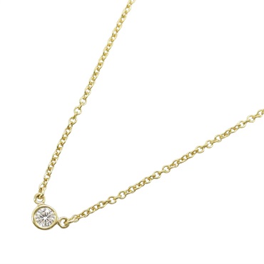 TIFFANY＆CO By the Yard Necklace Diamond 18KYG Yellow Gold Used women Pendant