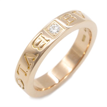 BVLGARI B-zero 1 Ring 1P Diamond 18KPG Pink Rose Gold Used US size 5 women