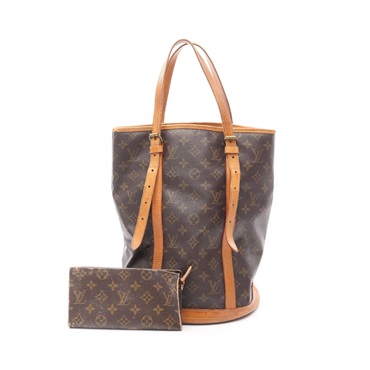LOUIS VUITTON Bucket GM Shoulder Bag M42236 Monogram canvas Brown Used Women LV