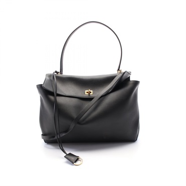 BALENCIAGA Rodeo Top Handle Large Handbag 7897442AA4V11000 leather Black NEW