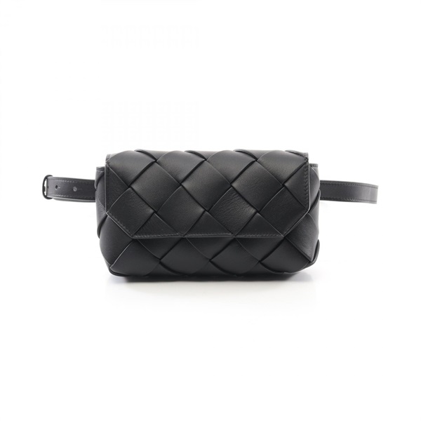 BOTTEGA VENETA DIAGO Waist bag crossbody 805773V56A18803 leather Black NEW mens