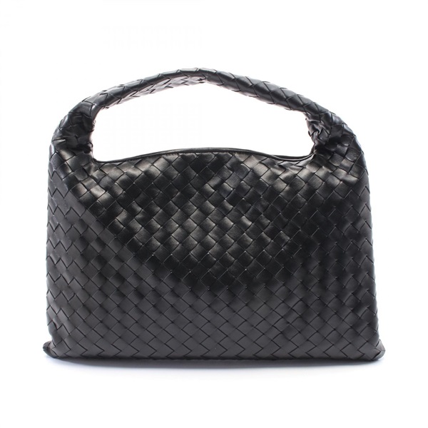 BOTTEGA VENETA HOP Intrecciato Handbag 796262V3IV11019 leather Black NEW Women