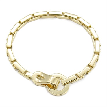 CARTIER Agrafe Bracelet 18KYG Yellow Gold Used Women