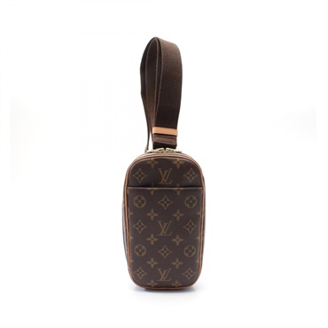 LOUIS VUITTON Pochette Gange Waist bum belt bag M51870 Monogram leather Brown