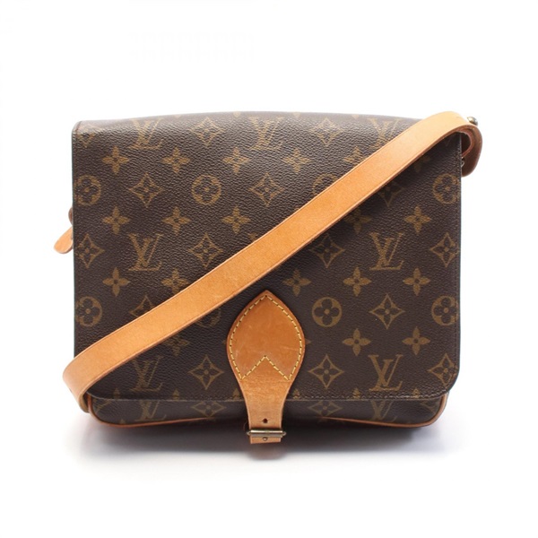 LOUIS VUITTON Cartouchiere GM Shoulder Bag M51252 Monogram canvas Brown Used LV