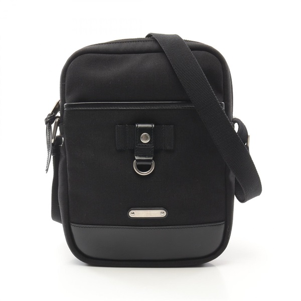 SAINT LAURENT PARIS Rivington Shoulder Bag 482777 canvas leather Black Used mens