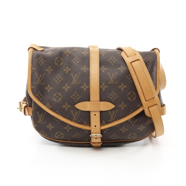 LOUIS VUITTON Saumur 30 Shoulder crossbody Bag M42256 Monogram leather Brown