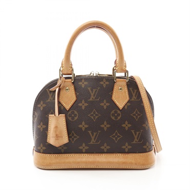 LOUIS VUITTON Alma BB Hand shoulder crossbody bag M53152 Monogram leather Brown