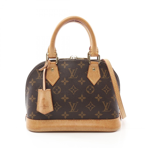 LOUIS VUITTON Alma BB Hand shoulder crossbody bag M53152 Monogram leather Brown