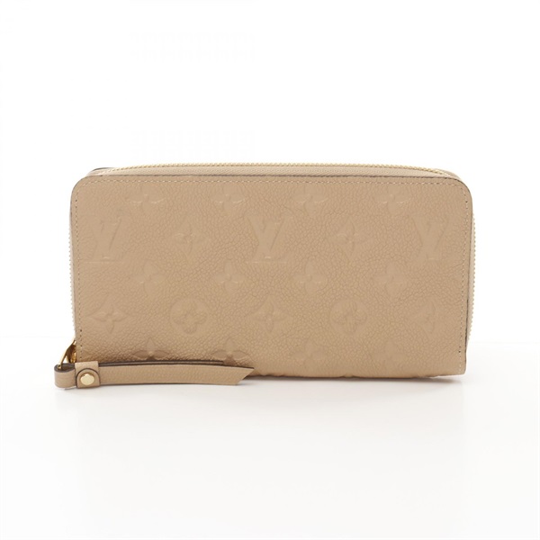 LOUIS VUITTON Zippy wallet Around long purse M60746 Monogram empreinte Dune used
