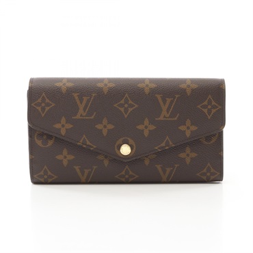 LOUIS VUITTON Portefeuille Sarah Bifold long purse wallet M60531 Monogram brown